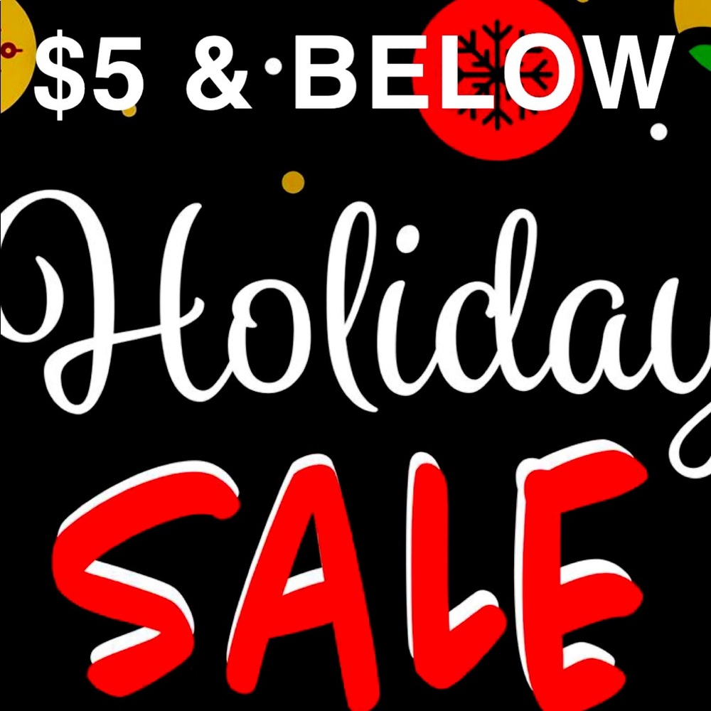 ⭐️$5 Below Holiday Sale!⭐️